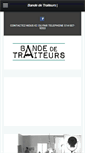Mobile Screenshot of bandedetraiteurs.com